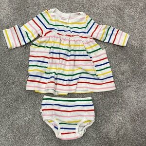 Hanna Anderson Baby Girl dress and Bloomer set